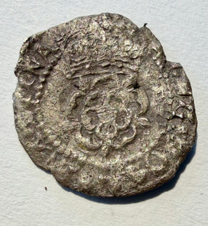James I (1603–1625) Silver Halfgroat – Second Coinage (Large Crown Variety)