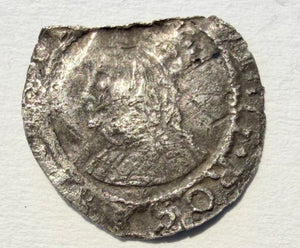 Elizabeth I Hammered Silver Penny (1560-1567) - London Mint - Bust 3H - S.2558
