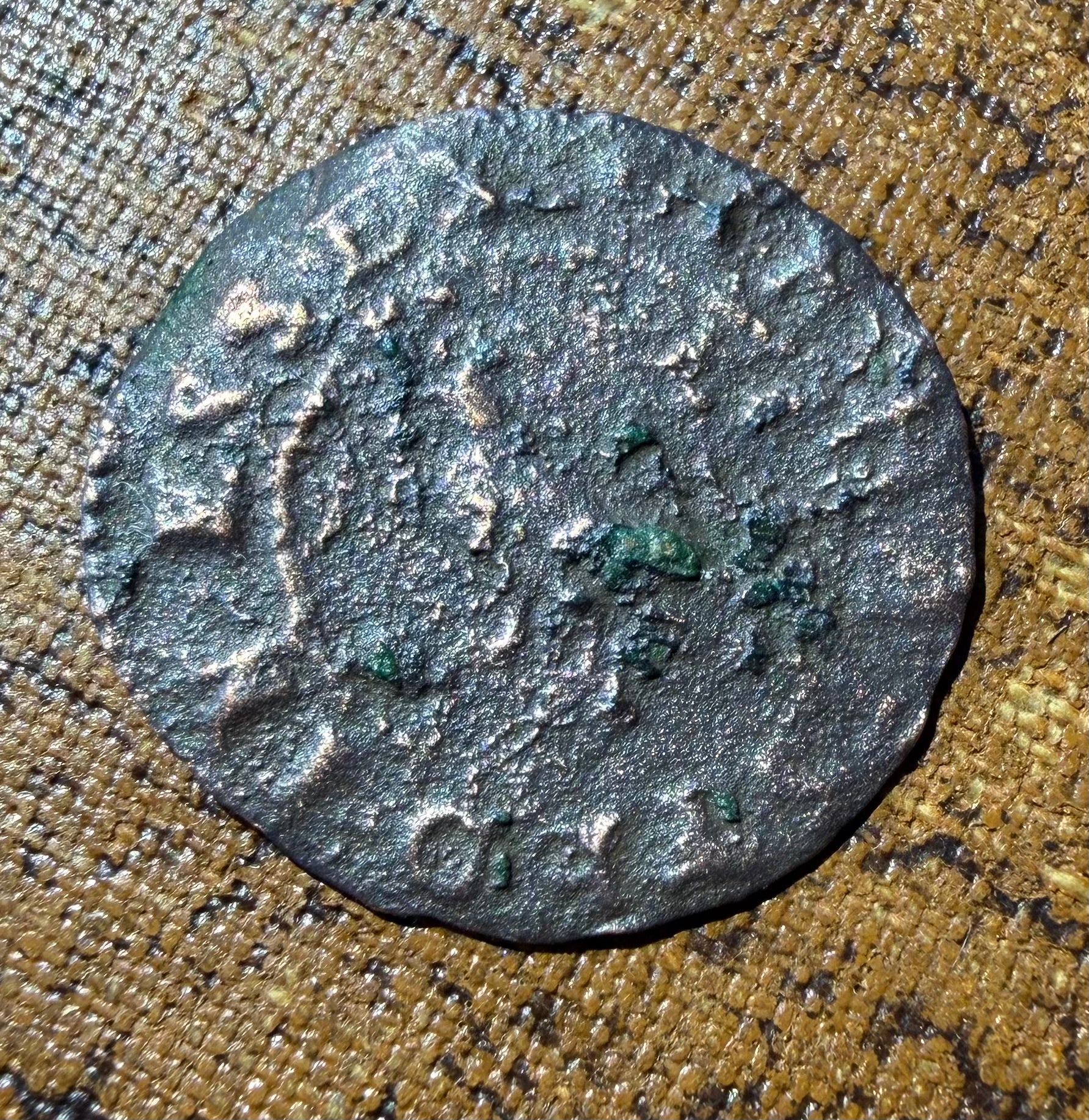 17th Cen17th Century Trade Token John Finch Halstead Essex 1/2d Halfpenny