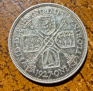 1927 George V Silver Florin (Two Shillings) - Proof Only Issue -circulated