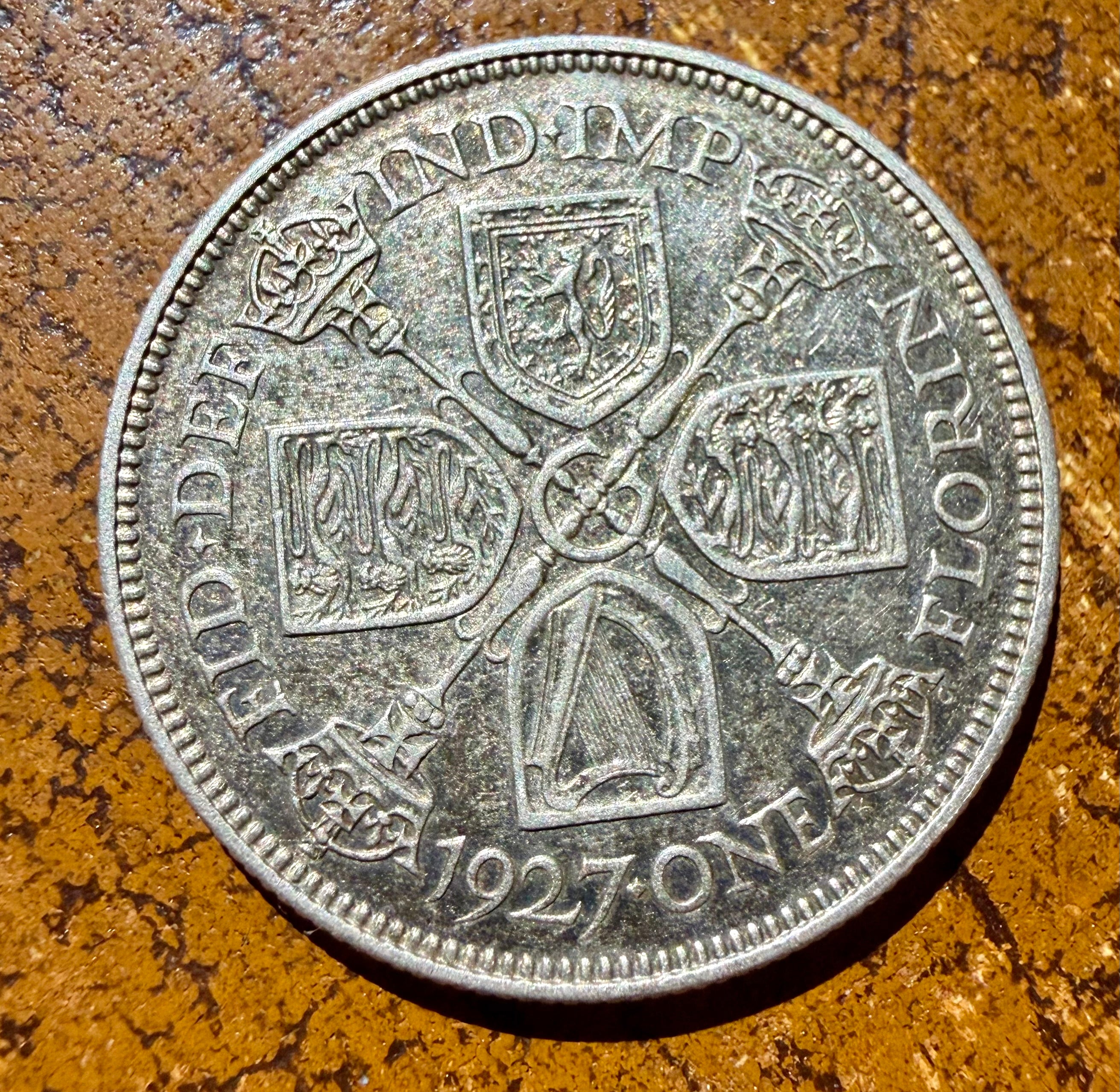 1927 George V Silver Florin (Two Shillings) - Proof Only Issue -circulated