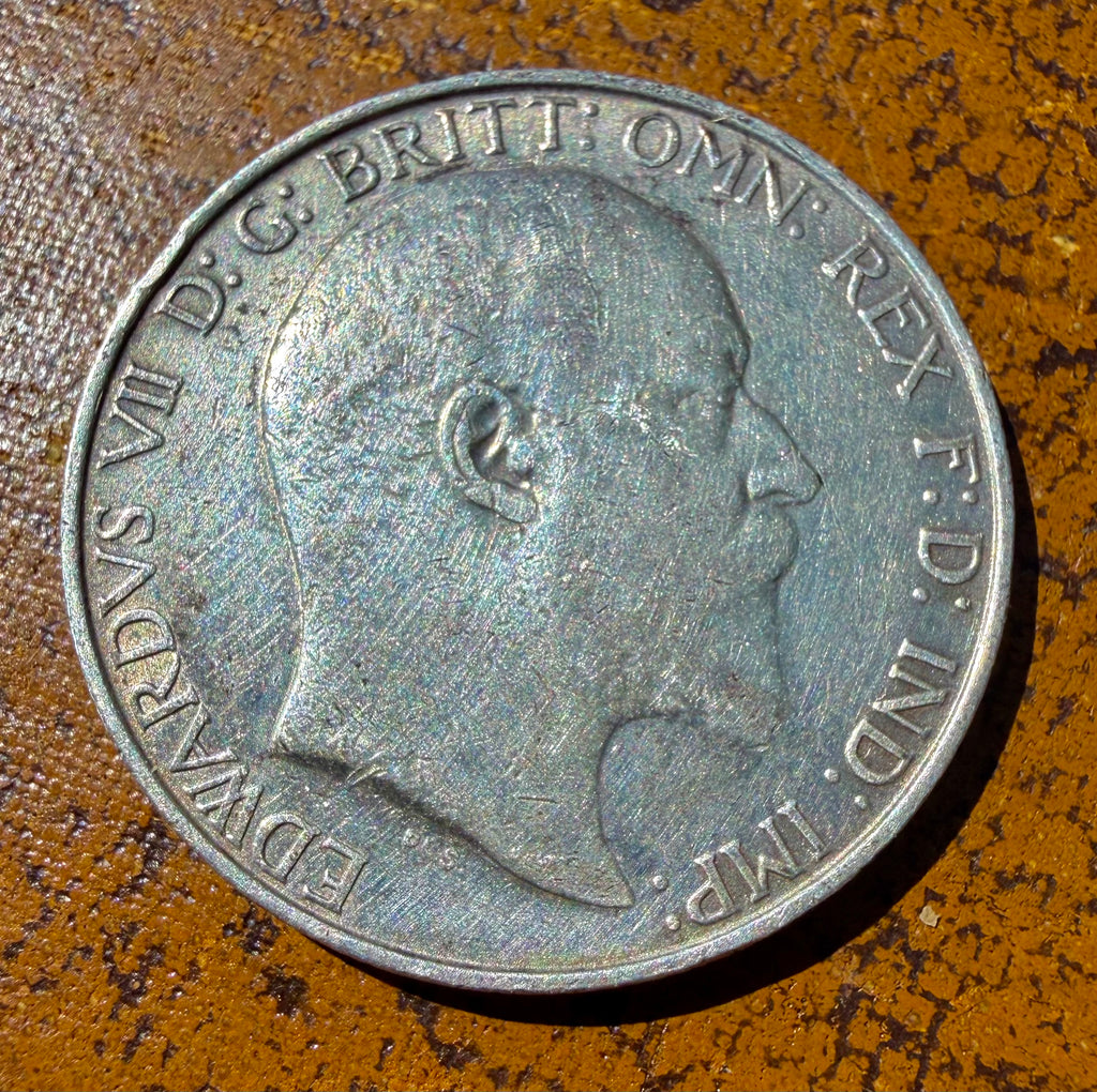 1909 Edward VII Silver Florin