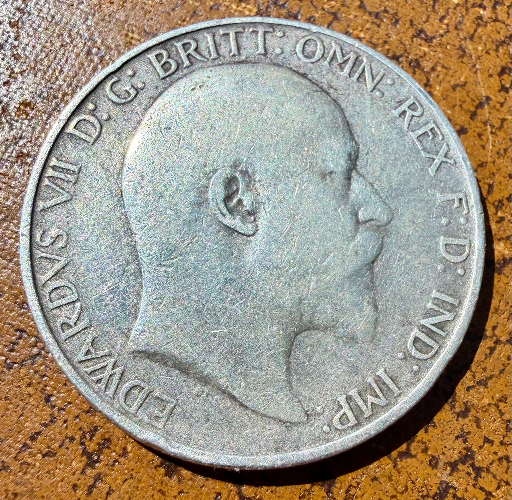 1910 Edward VII Silver Florin