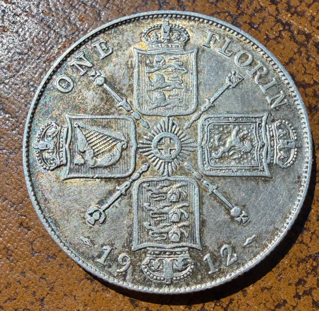 George V 1912 florin
