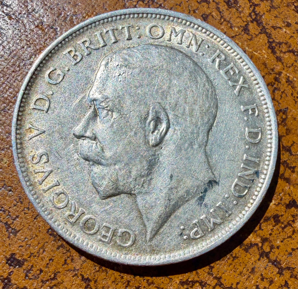 George V 1914 florin