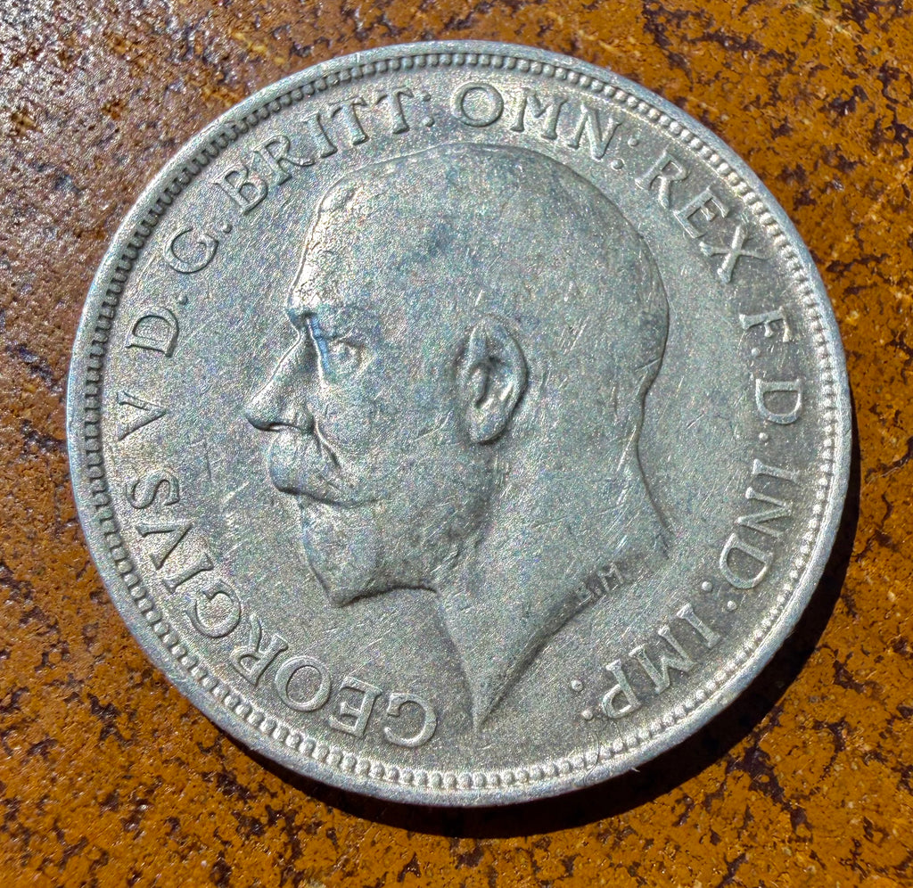 George V 1918 florin
