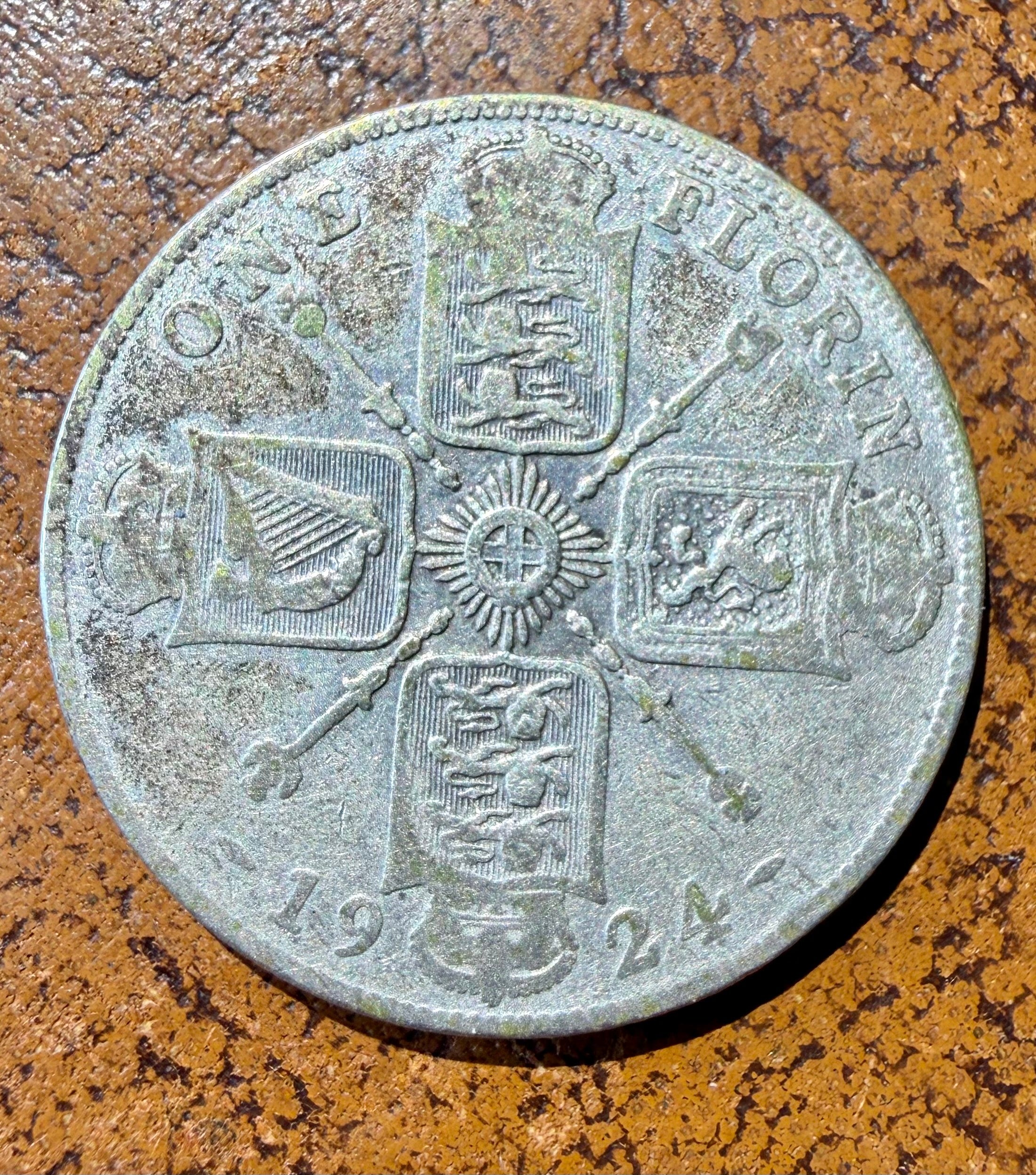 George V 1924 florin