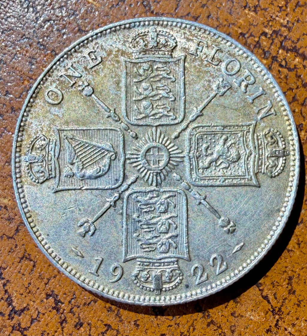 George V 1922 florin