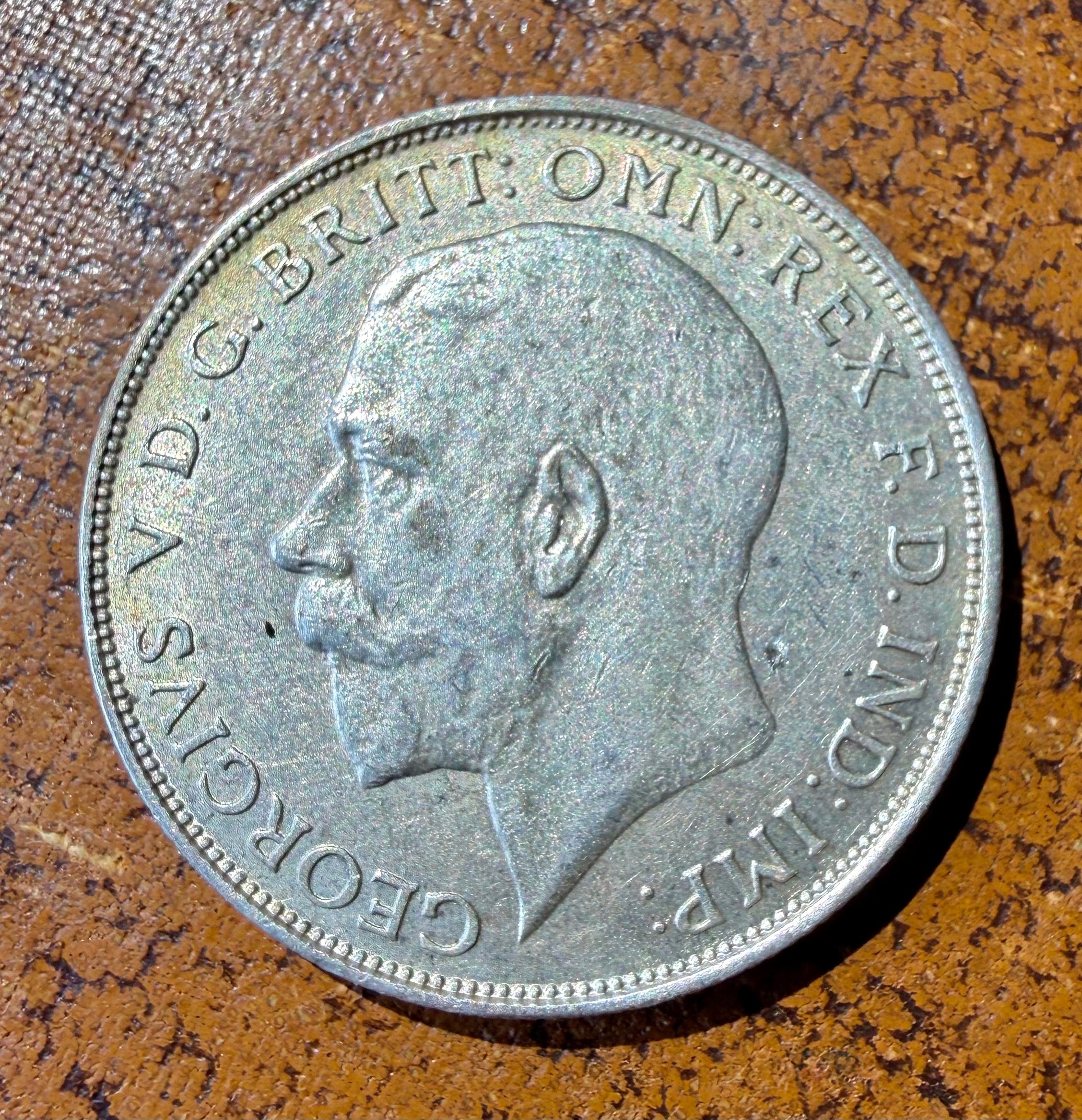 George V 1922 florin