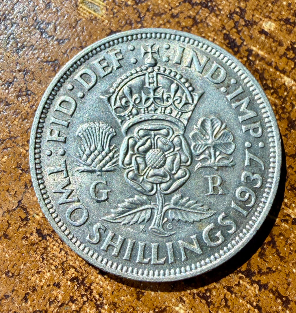1937 George VI Silver Two Shillings