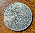1944 George VI Silver Two Shillings
