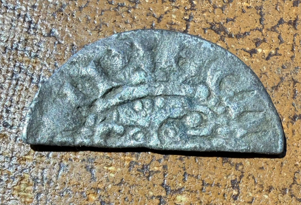 Henry III Hammered Silver Cut Halfpenny - Class 5b2 Canterbury Mint (CANT)