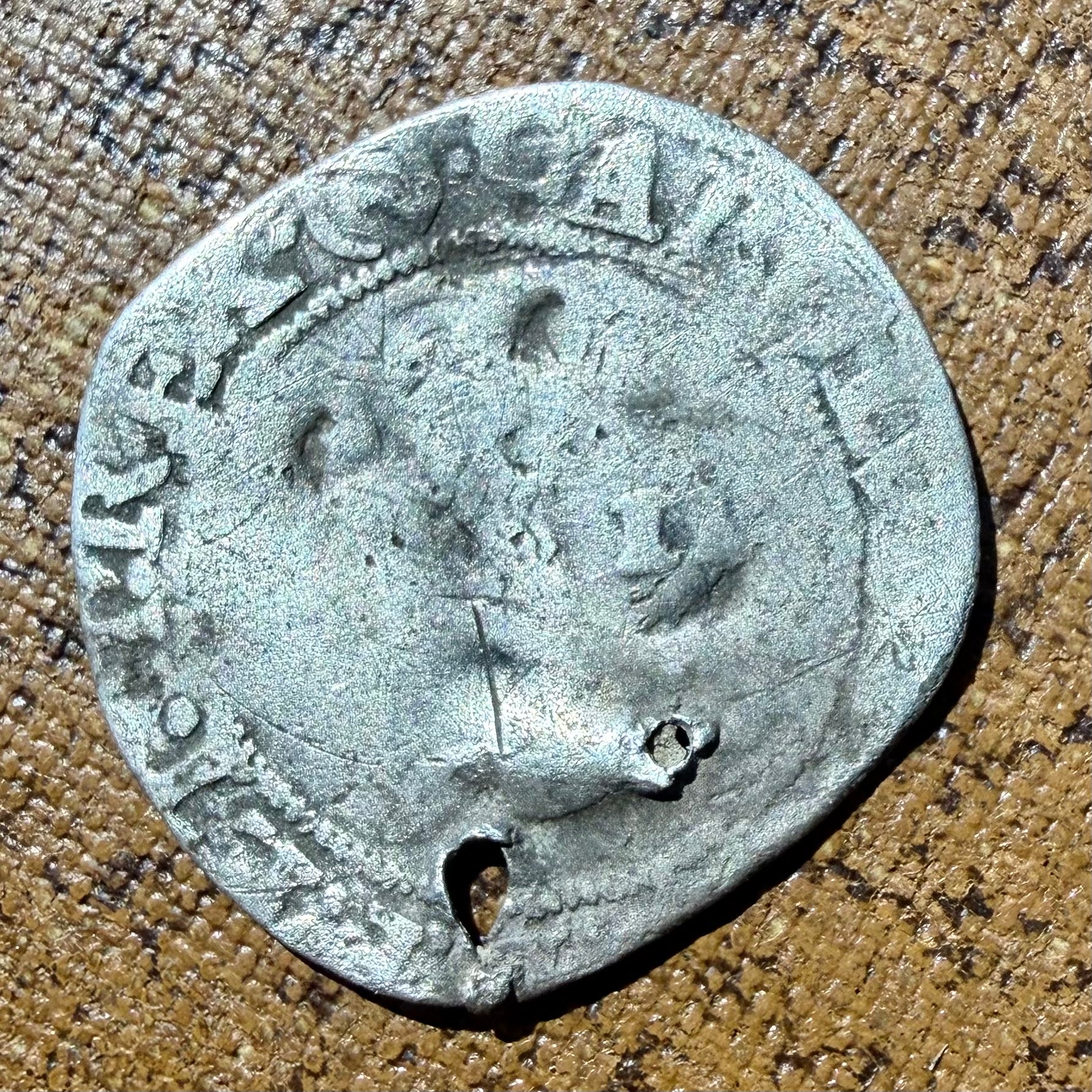 Charles I Silver Halfgroat Mintmark (R) 1644-45 Tower Mint Parliament Issue S.2833