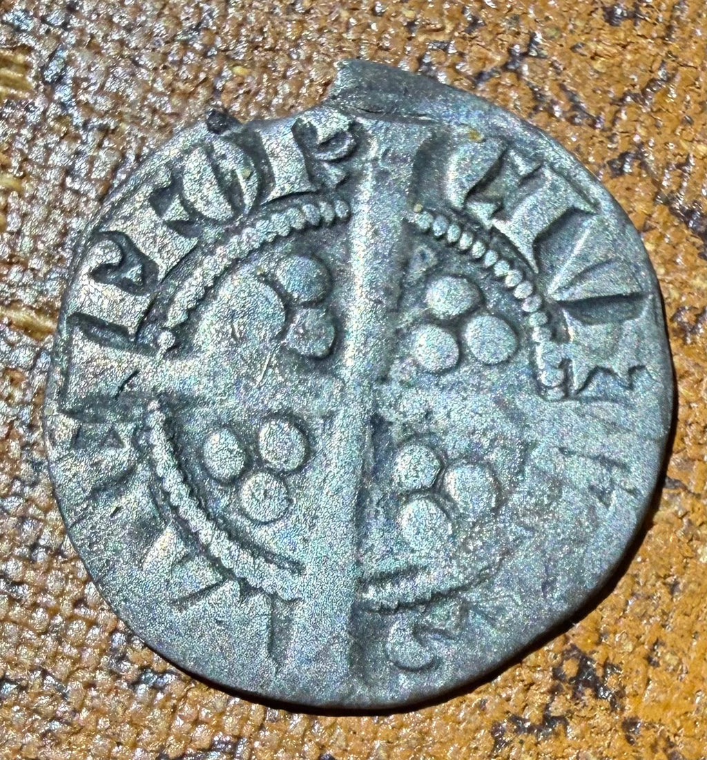 Edward I Irish Silver Halfpenny - Waterford Mint - Spink 6254 - Hammered coin