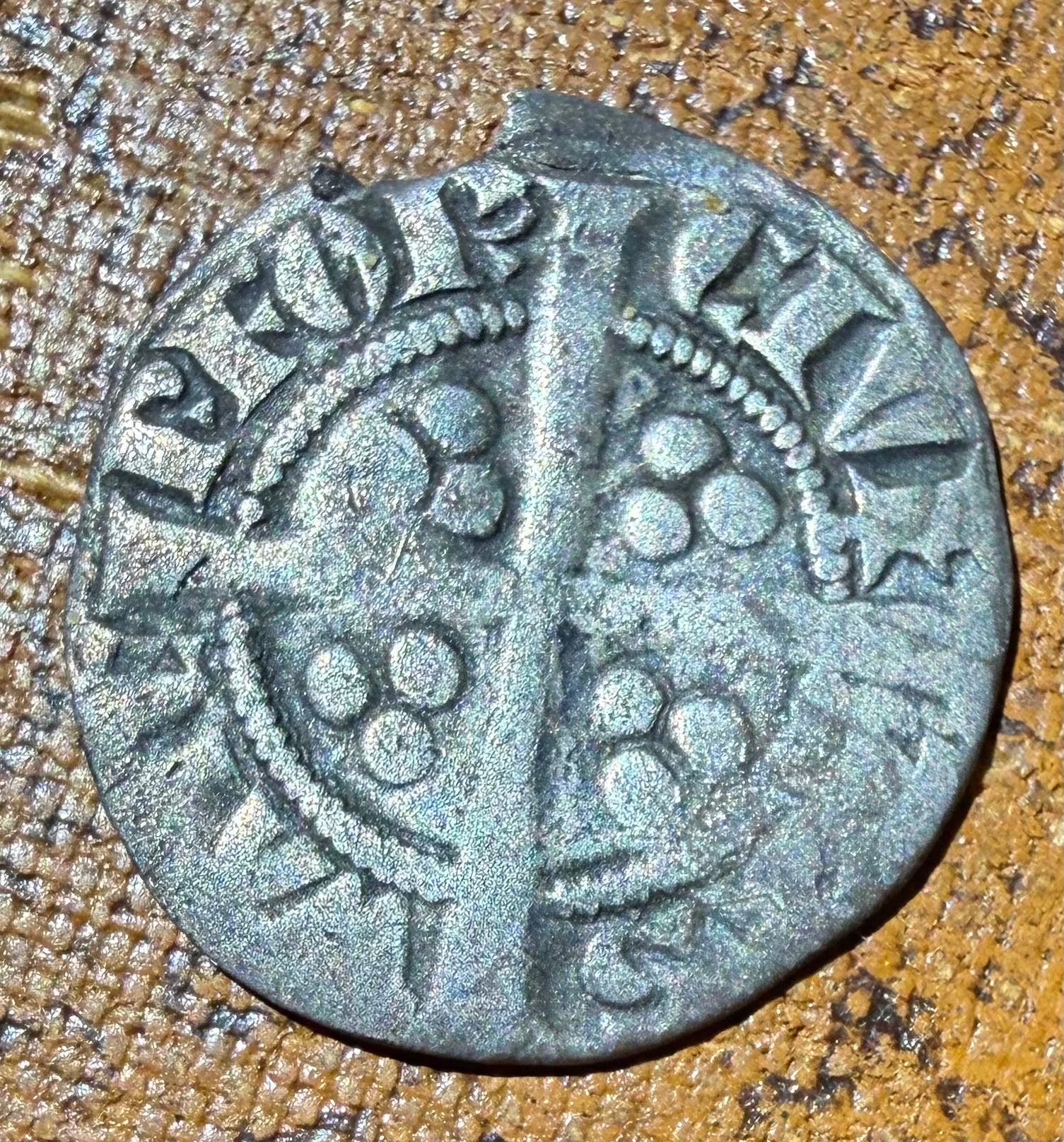 Edward I Irish Silver Halfpenny - Waterford Mint - Spink 6254 - Hammered coin