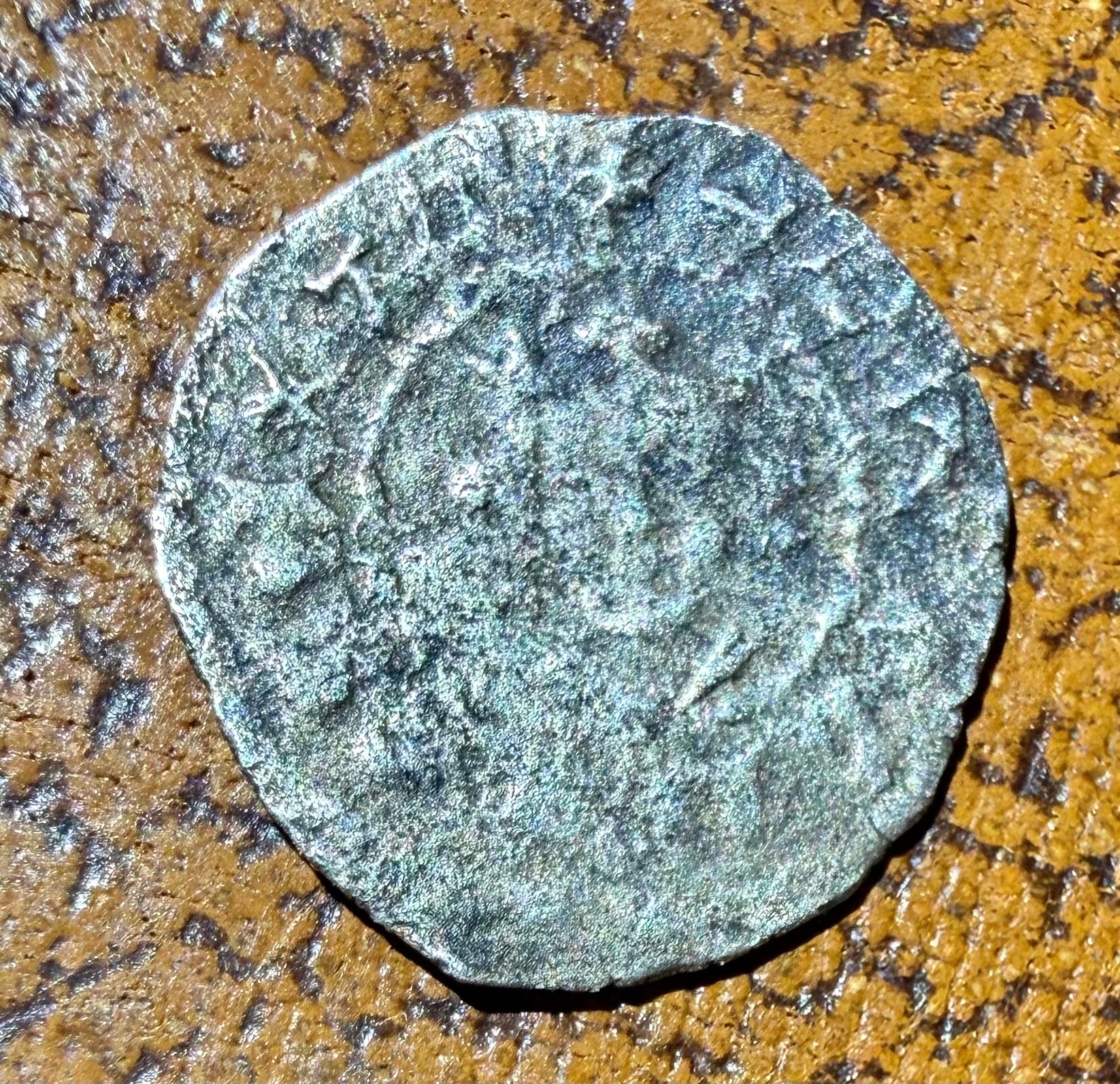 Edward III Silver Farthing EDWARDUS REX AN London Mint 1327-1377 Hammered Coin