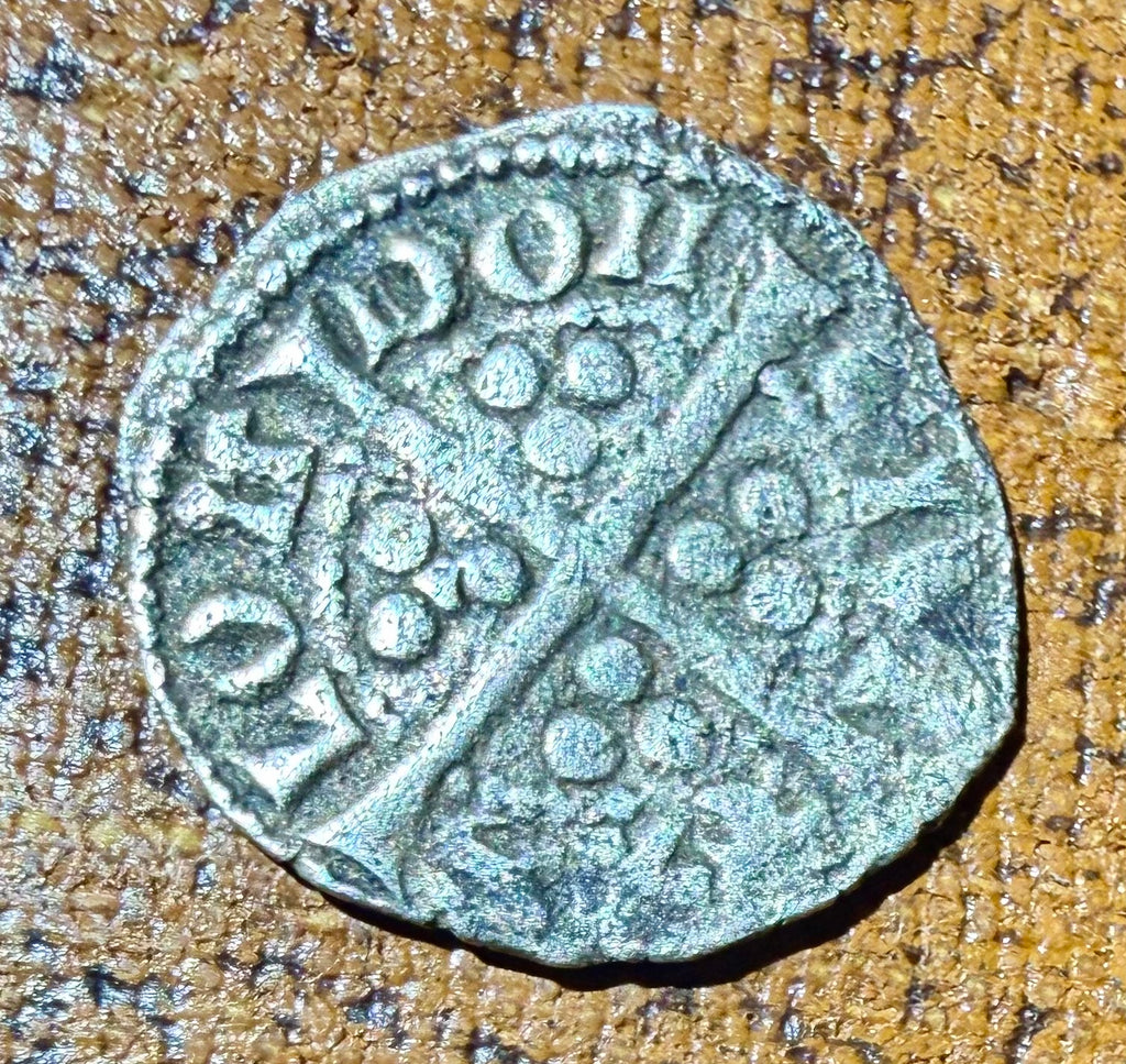 Edward III Silver Farthing EDWARDUS REX AN London Mint 1327-1377 Hammered Coin