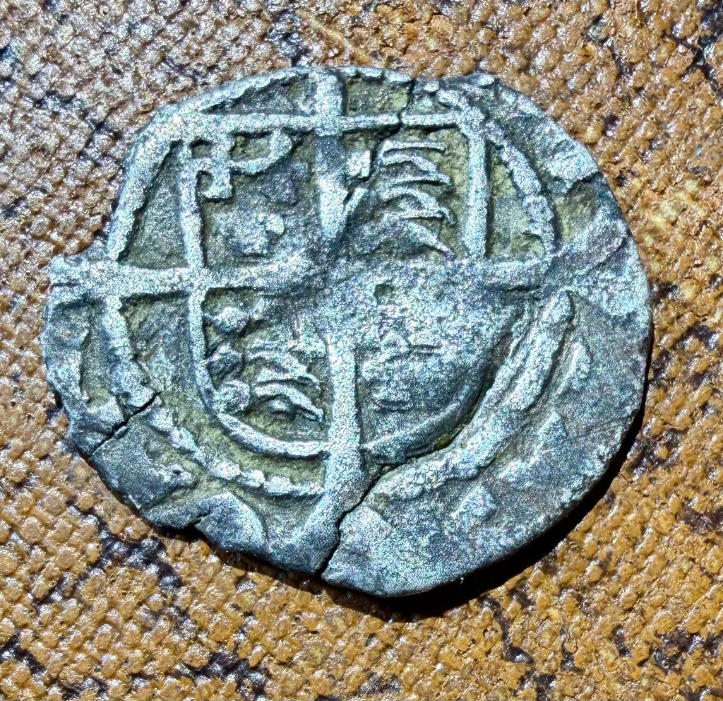 Edward VI Posthumous Henry VIII Silver Halfpenny 1547-1551 London Mint S.2426