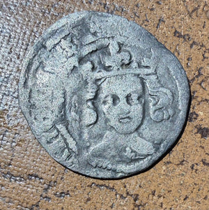 Henry VI Silver Penny York Mint Archiepiscopal S.1940 Cross Pellet Lis Breast