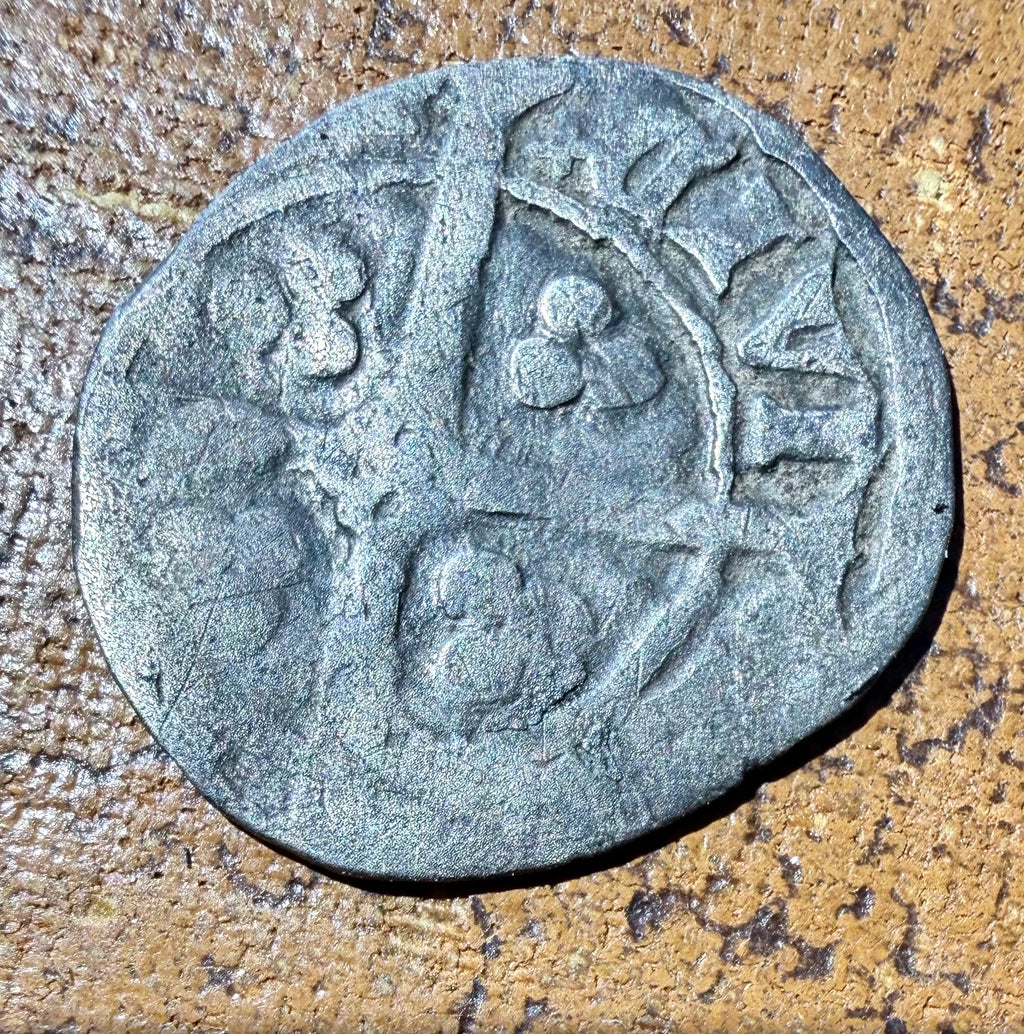 Henry VI Silver Penny York Mint Archiepiscopal S.1940 Cross Pellet Lis Breast