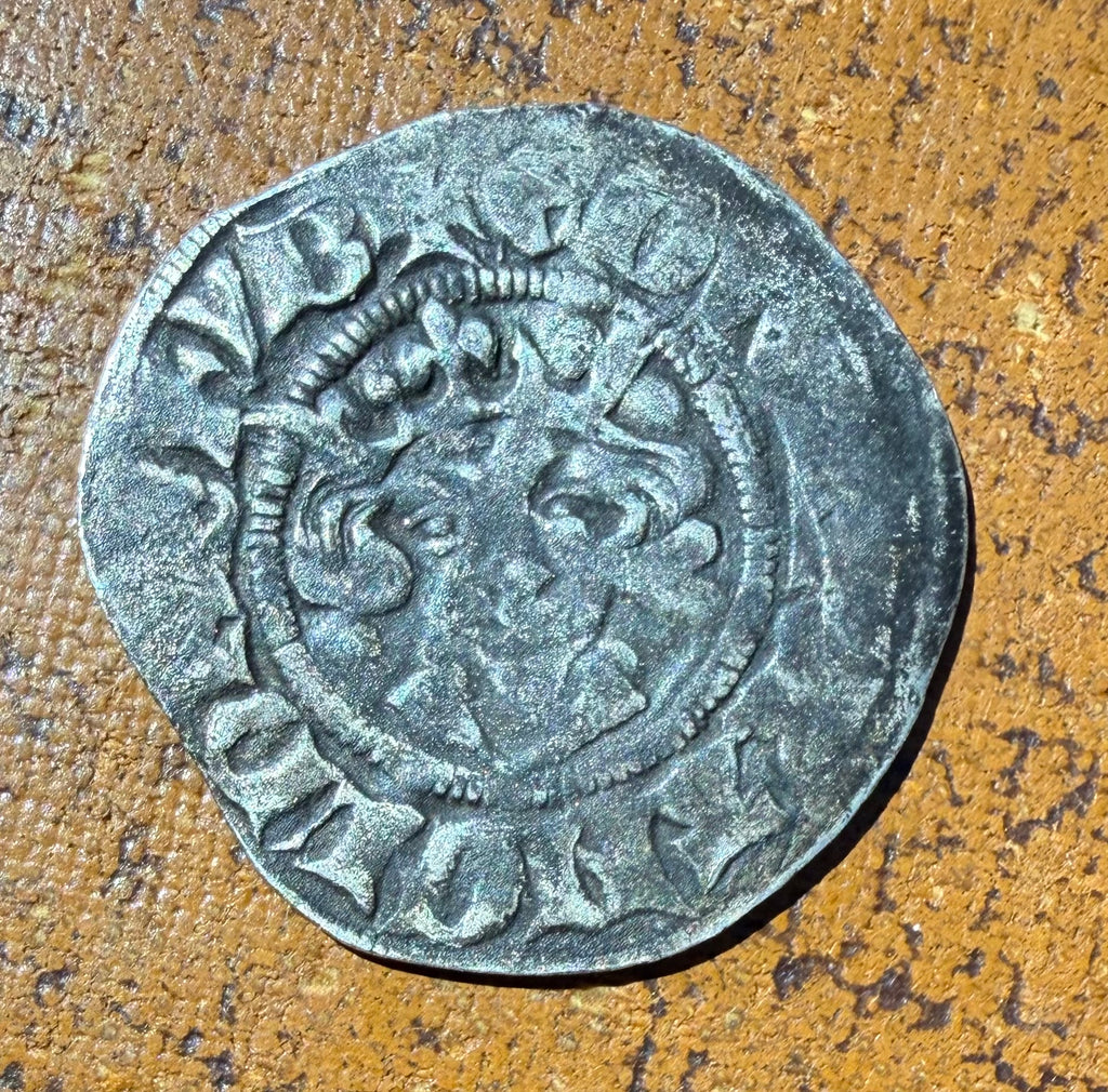 Edward II Silver Hammered Penny - Canterbury Mint - Class 15a - Spink 1461