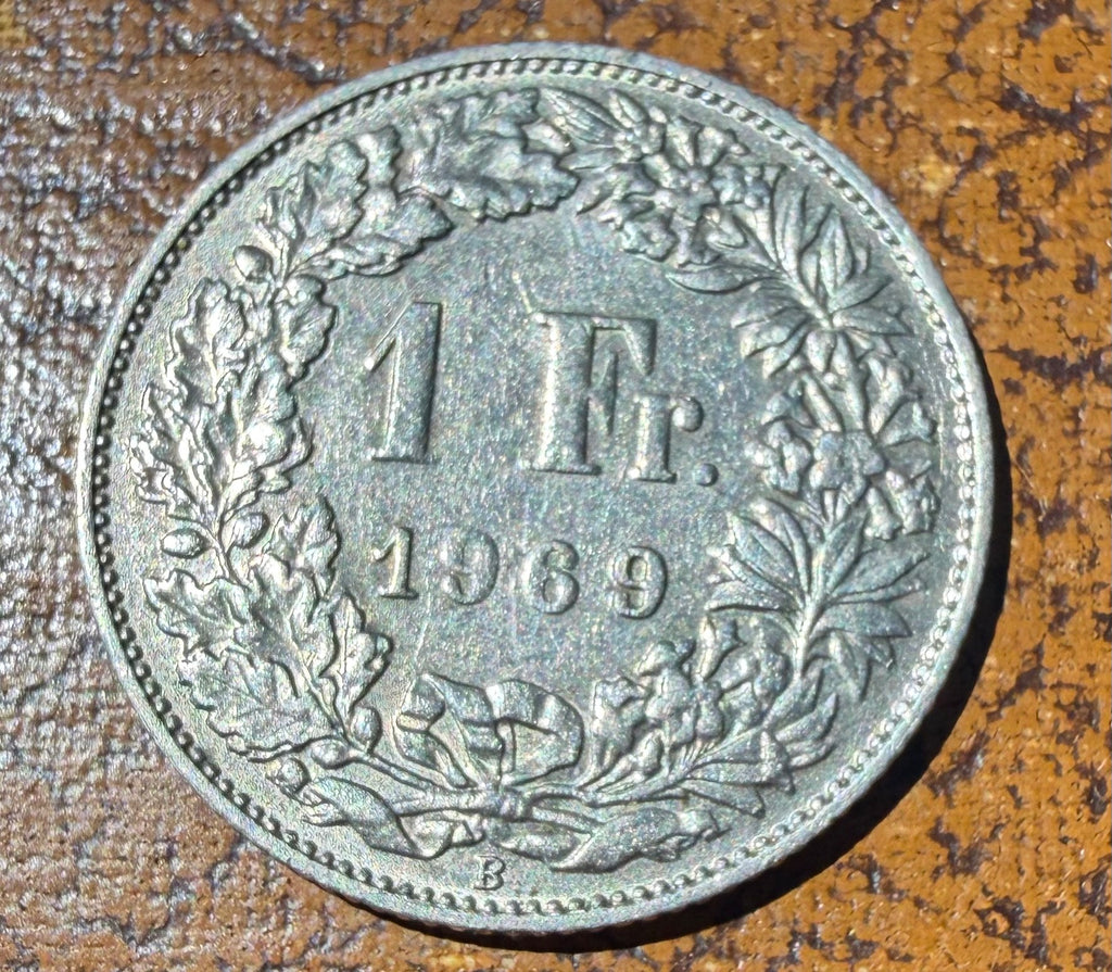 Switzerland 1 Francs 1969 B