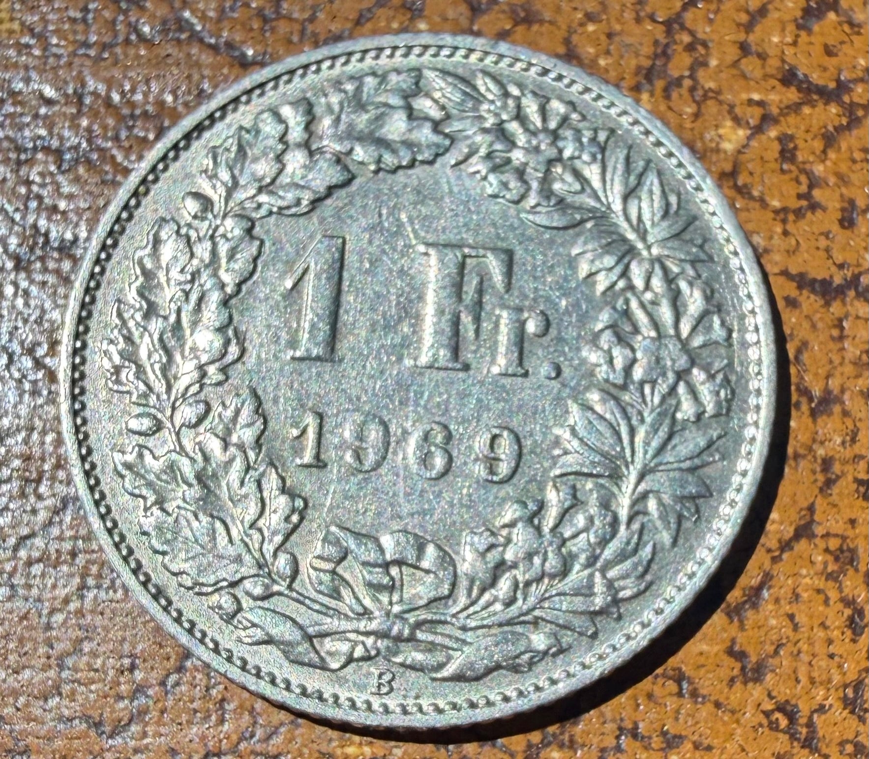 Switzerland 1 Francs 1969 B