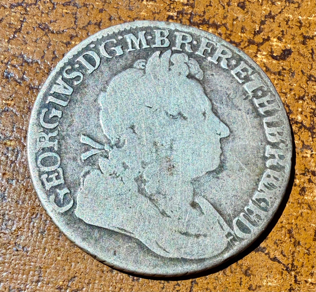 1723 King George I Silver SSC Shilling