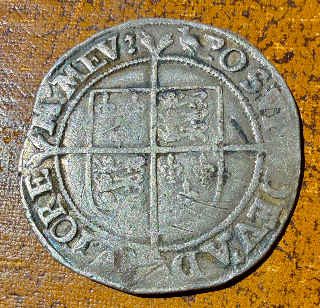 Elizabeth I Silver Shilling (1560-1561) - MM Martlet