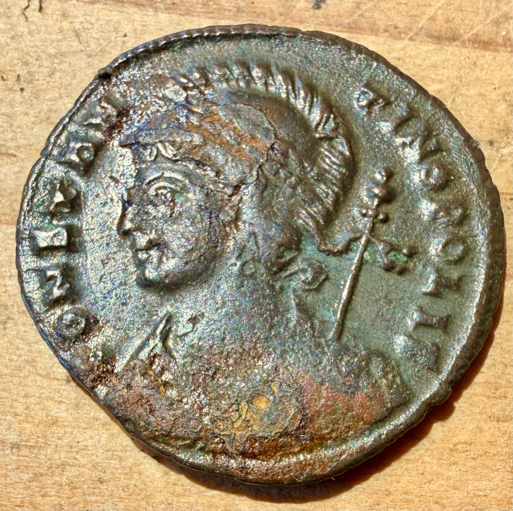 Roman Bronze Coin - Constantinopolis Commemorative AE3 (c. AD 330–335) SMTSA