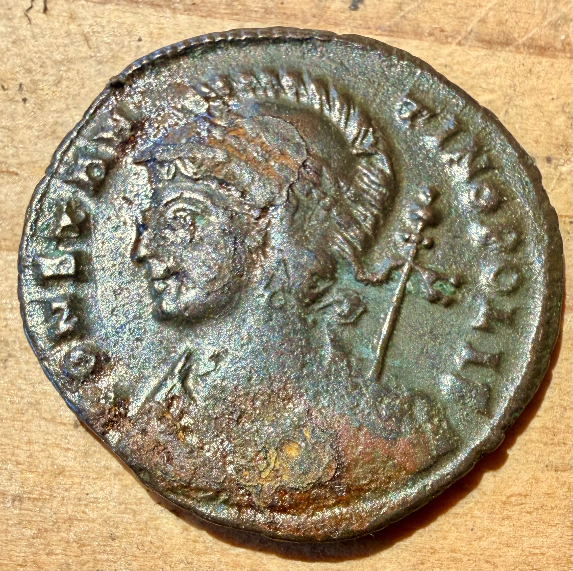 Roman Bronze Coin - Constantinopolis Commemorative AE3 (c. AD 330–335) SMTSA