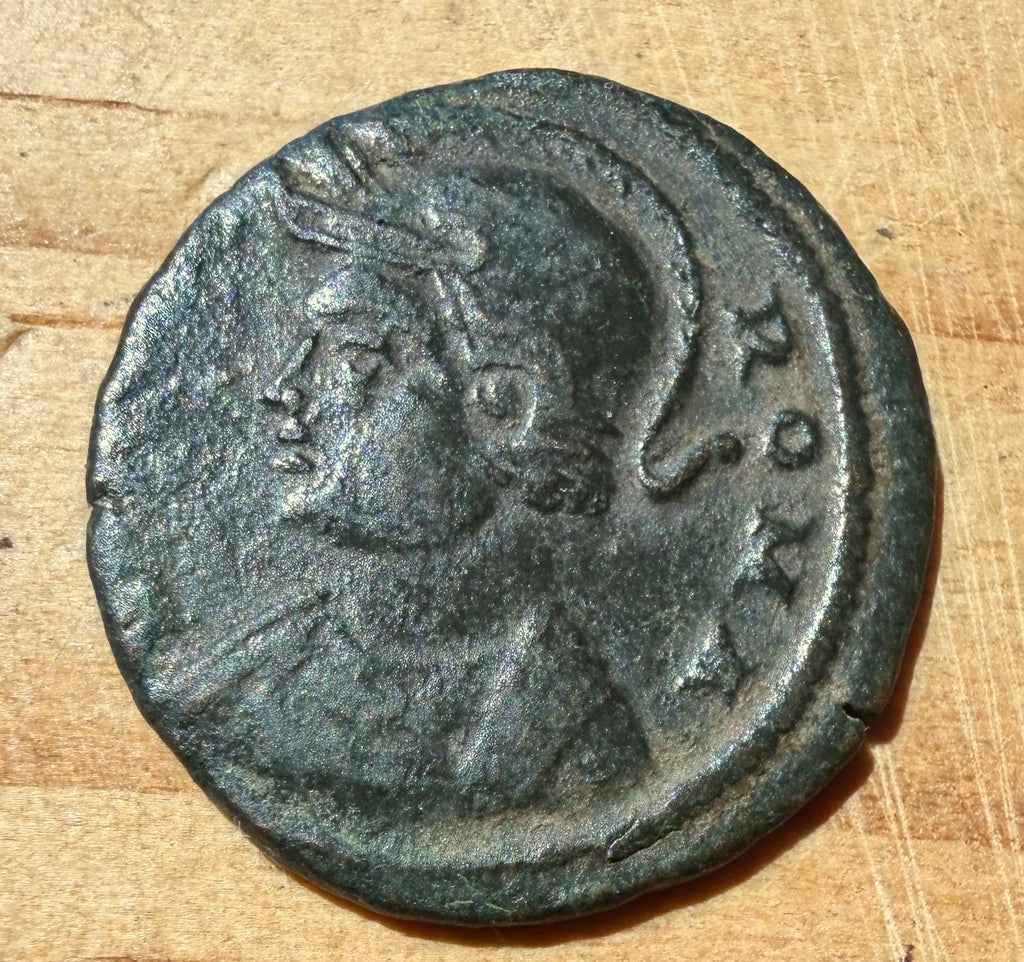 Roman Coin VRBS ROMA She Wolf & Twins AD 330-335 Trier Mint TR.S RIC 529