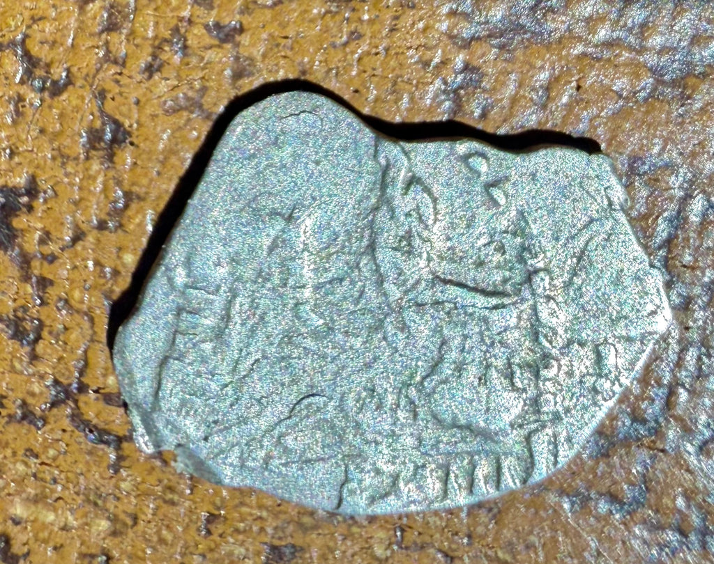 Tsar Peter I "The Great" Silver 1 Kopek Wire Coin (c. 1698–1717)