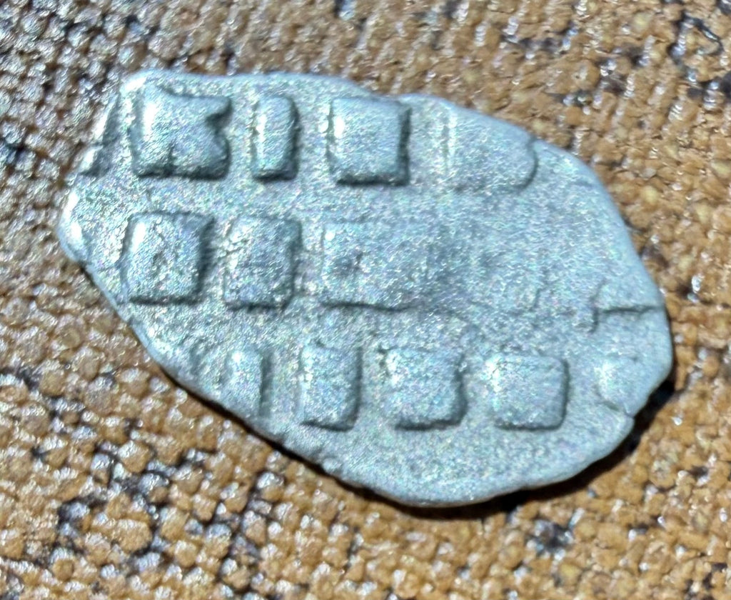 Tsar Peter I "The Great" Silver 1 Kopek Wire Coin (c. 1698–1717)
