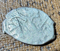 Tsar Peter I "The Great" Silver 1 Kopek Wire Coin (c. 1698–1717) (Copy)