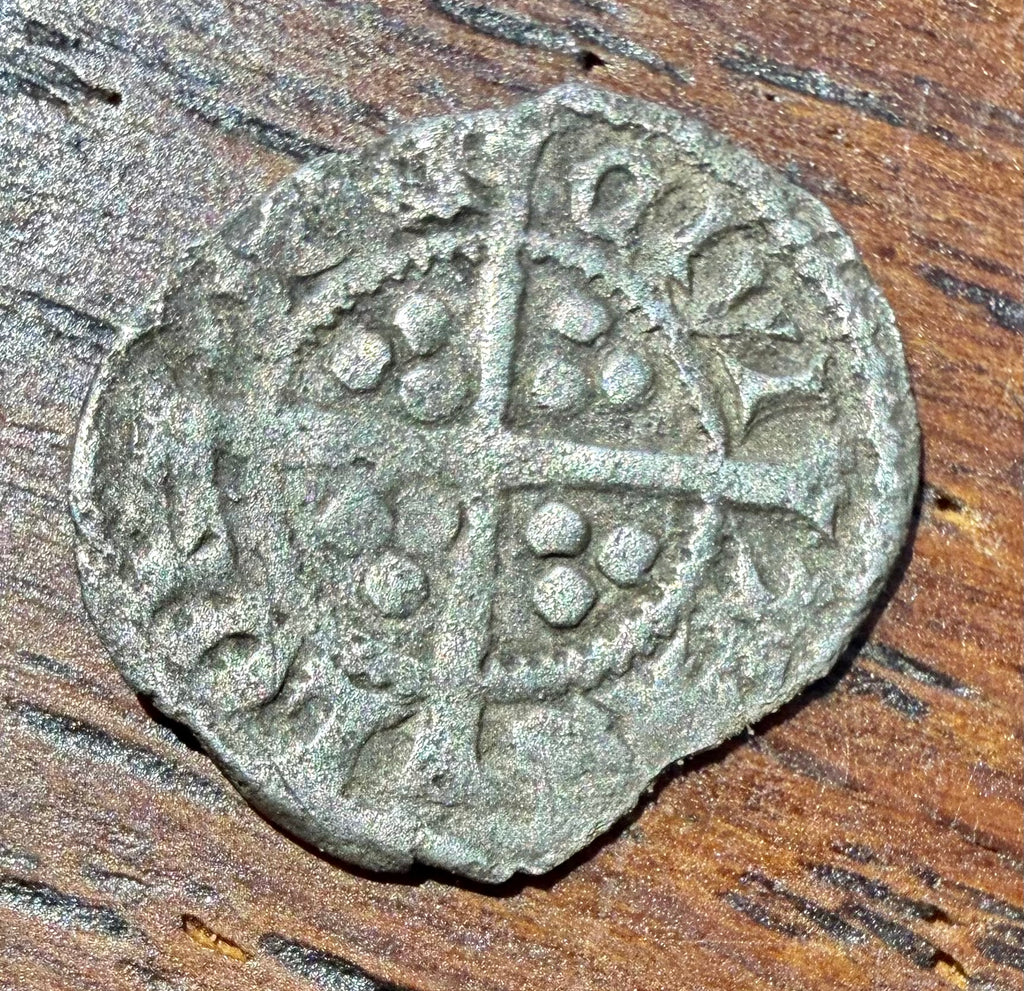 Edward II Silver Farthing 1310-14 London Mint - Class 11 Crown N Withers 30