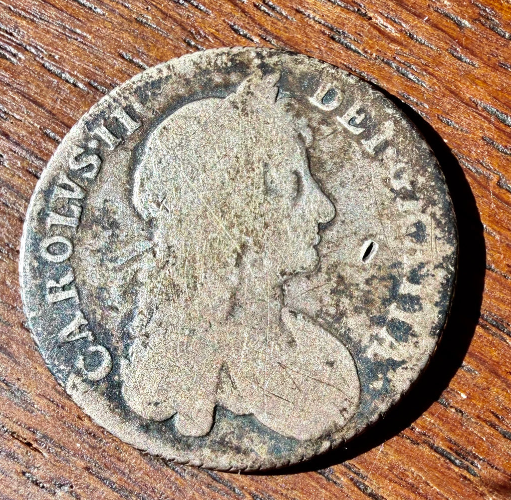 1676 Shilling, Charles II