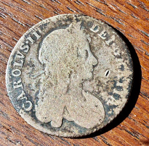 1676 Shilling, Charles II