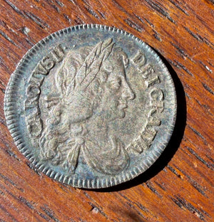 1679 Maundy Fourpence, Charles II