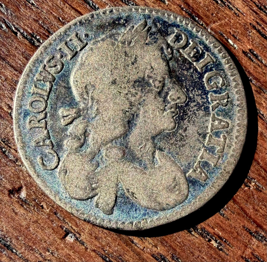 Charles II Maundy, Silver Four Pence, 1673