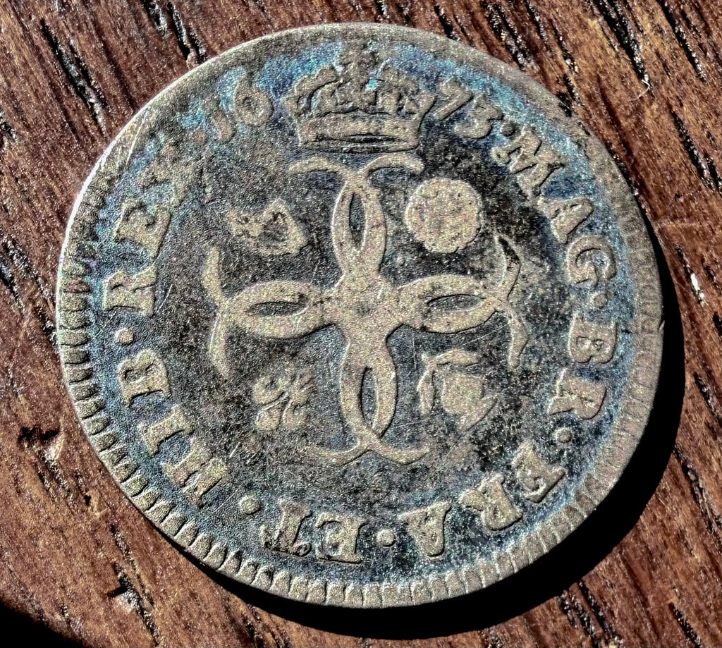 Charles II Maundy, Silver Four Pence, 1673