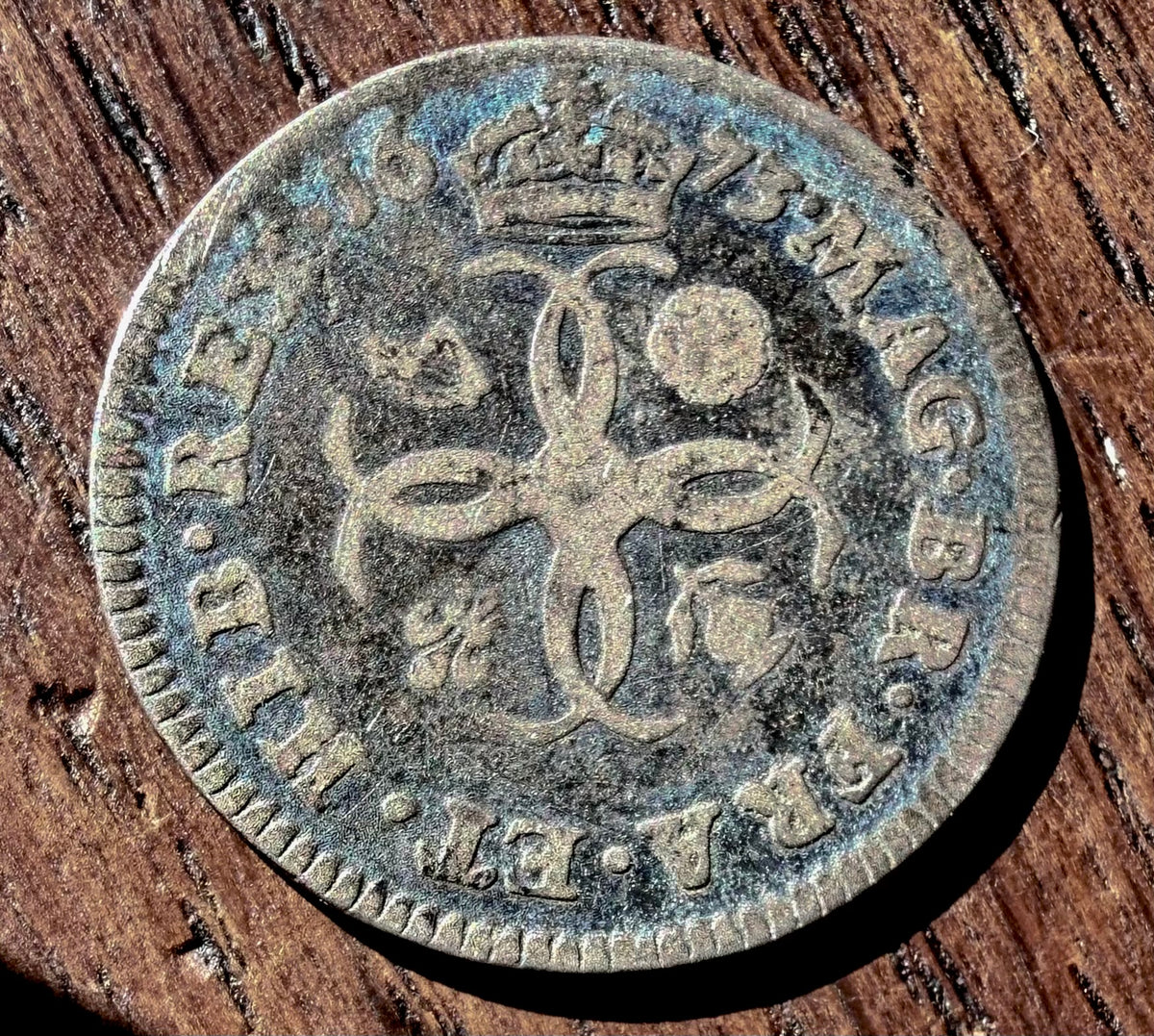 Charles II Maundy, Silver Four Pence, 1673
