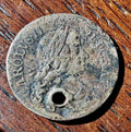 1671 Maundy Twopence, Charles II-pierced