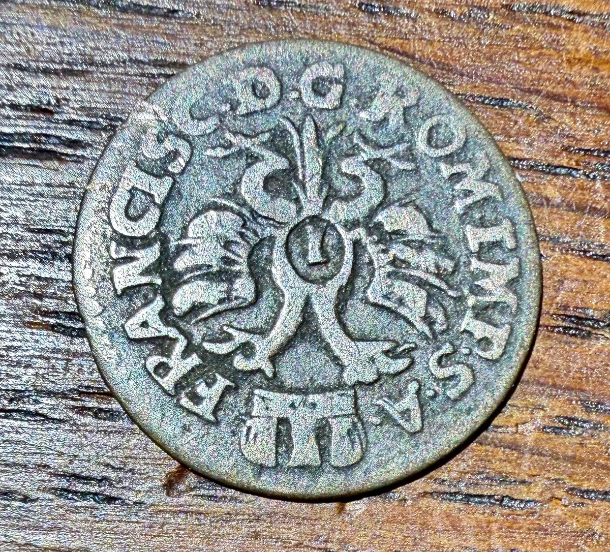 GERMAN STATES Free City of Bremen 1747 1 Groten Silver Coin - Key of St Peter