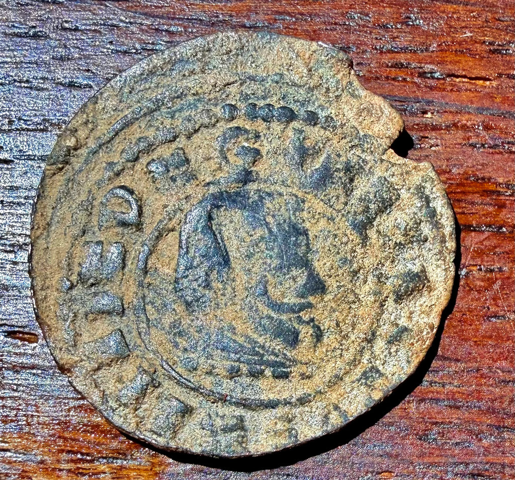 1662 Spain 16 Maravedis - Philip IV - Madrid Mint (M I) Copper Coin - 24.8mm