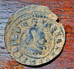 1662 Spain 16 Maravedis - Philip IV - Madrid Mint (M I) Copper Coin - 24.8mm