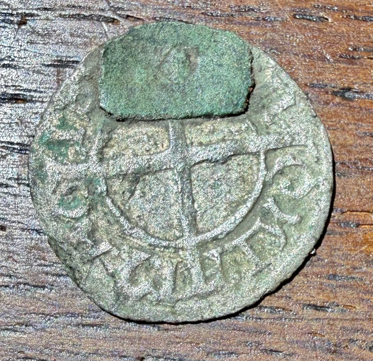 Medieval Livonian Order Silver Coin Converted Mount – Reval Mint (c. 14th–15th C