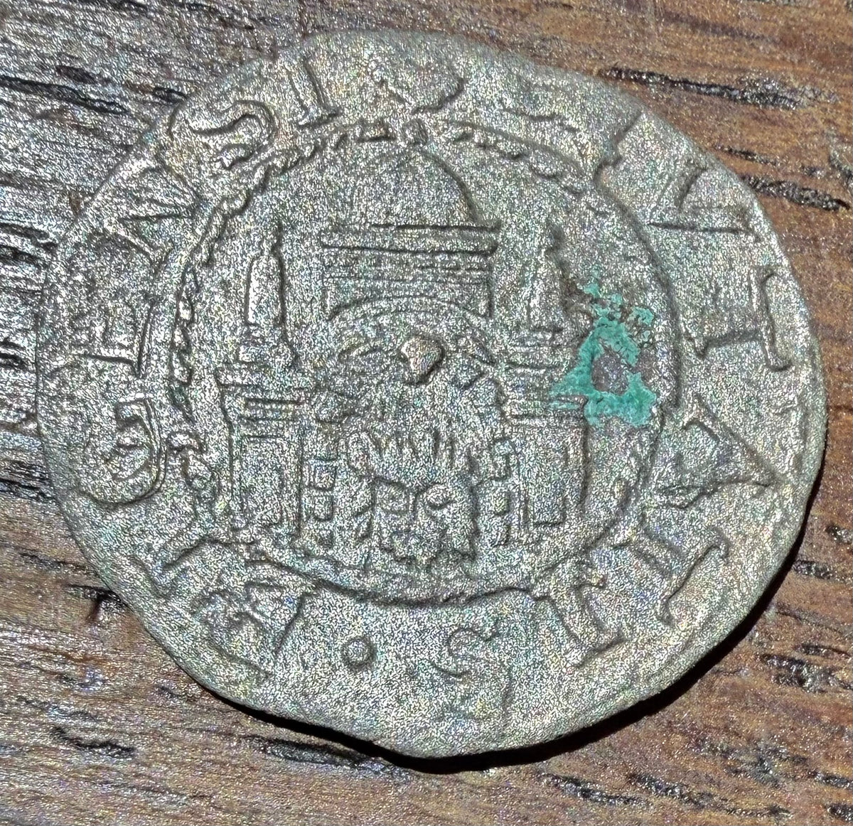 Free City of Riga Billon Schilling (1560s-1570s) -LATVIA- CIVTATIS Die Variety