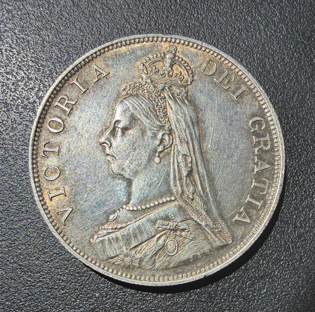 1887 Queen Victoria Double Florin – Arabic 1