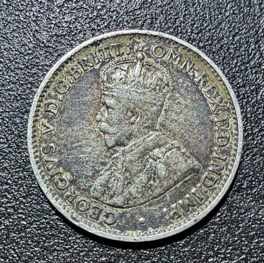 1918-M Australia Silver Threepence - George V